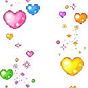 ColorfulHeartRain emote