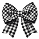 k_blackcheckerbowdtiribbons emote