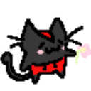 bp_darkiecat_flower emote