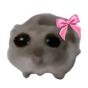 sadhamster emote