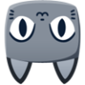cat_upsidedown emote