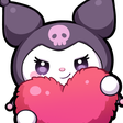 kuromibigheart_mini emote
