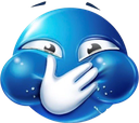 D_bluelmao Emote
