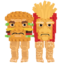 BurguroAndFryuro Emote