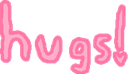 Texthugs emote