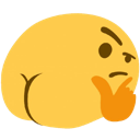 thinkbooty emote