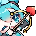 CinnaMikuCupidArrow_mini emote
