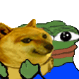 pepe_doge_hug emote