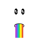 RainbowBarf emote