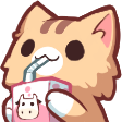 sw_drinking_milk_cat83 emote