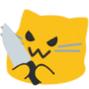F_blobcat_knife emote