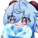 ganyuheart emote