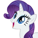 rarityhappy emote