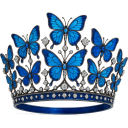 73377bluebutterflycrown emote