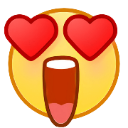 Hearteyes emote