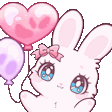 waifu_bunnybaloon emote