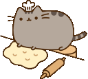 PusheenBake Emote