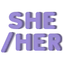 PronounsSheHer emote