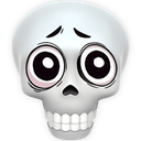 SkullScared emote
