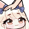 waifuBlondeGirlHeadPats emote