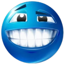 be_bluejerksmirk emote