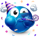 blueParty Emote