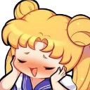 waifuSailorMoonBlush Emote