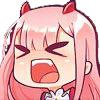 zerotwoshouted emote