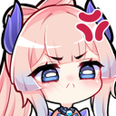 waifuKokomiAngryUpset emote