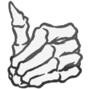skeletonthumbsup emote