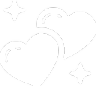 white_2hearts emote