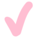 pinkcheckmark Emote