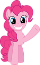 PinkiHi emote