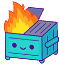 dumpsterfire emote