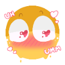 Blushing emote