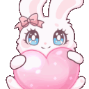 waifubunnyheart emote