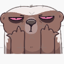 badger_flip_finger Emote