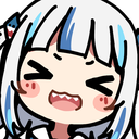 GuraHAHA emote