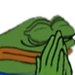 Pepepraying emote