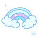 3585bluetintedrainbow emote