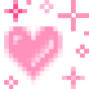 1heartsparkle emote