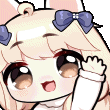 waifuBlondeGirlWavesAtYou Emote