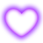 purple_heart_glow emote