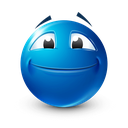BlueLaugh emote