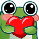 FrogHEART emote