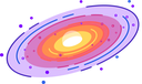 GalaxyPurpleOrange emote