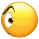 sideeye emote