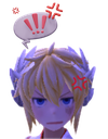 irritated emote