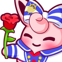 wigglyrose emote
