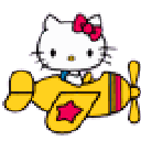 hellokittyplane emote